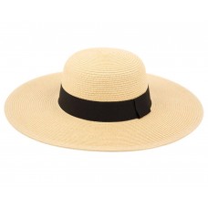 Mujers UPF50 Foldable Summer Sun Beach Straw Hat Wide Brim Drawstring Natural  eb-88274716